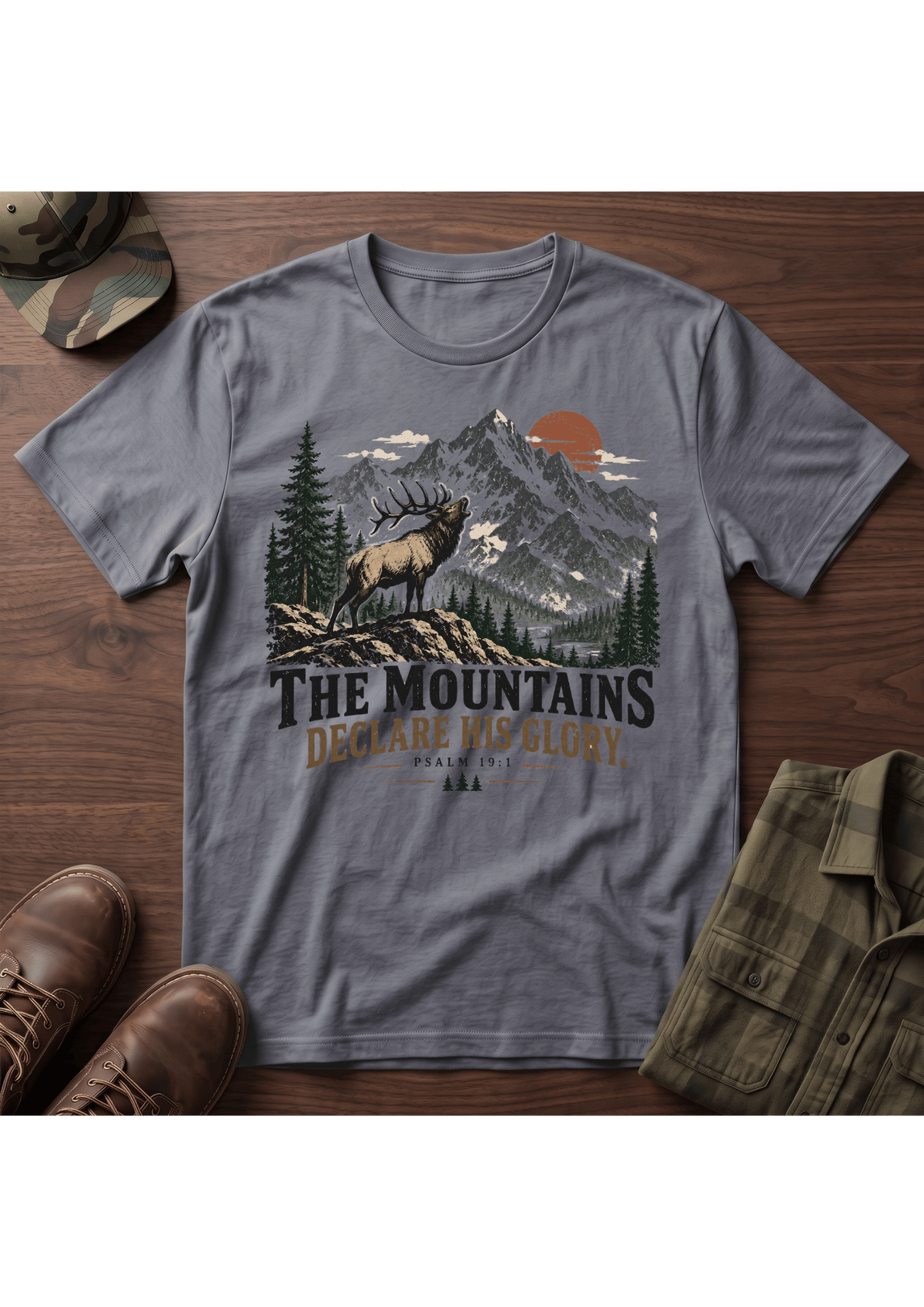 Psalm 19:1 Elk T-SHIRT