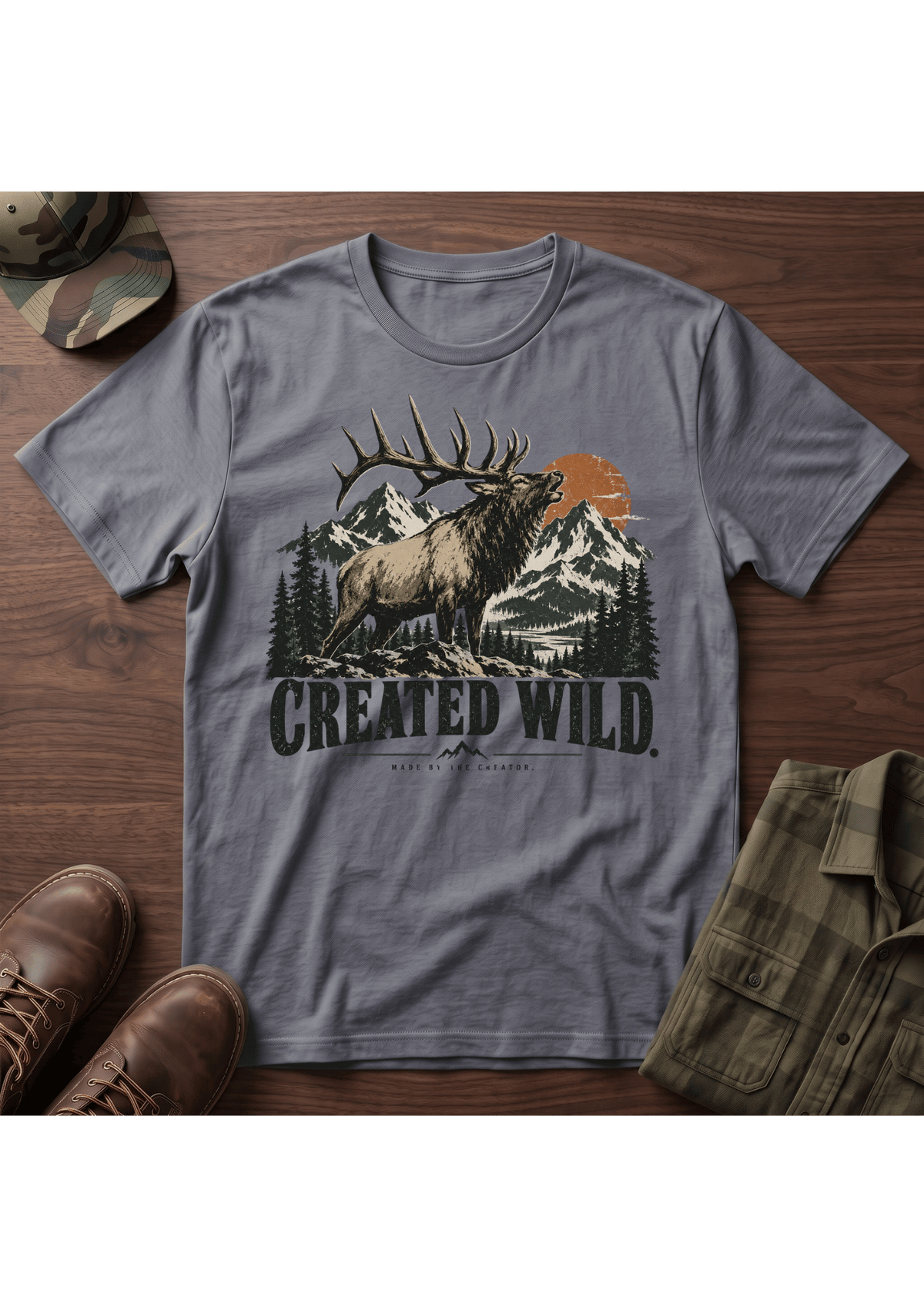 Created Wild Elk T-SHIRT