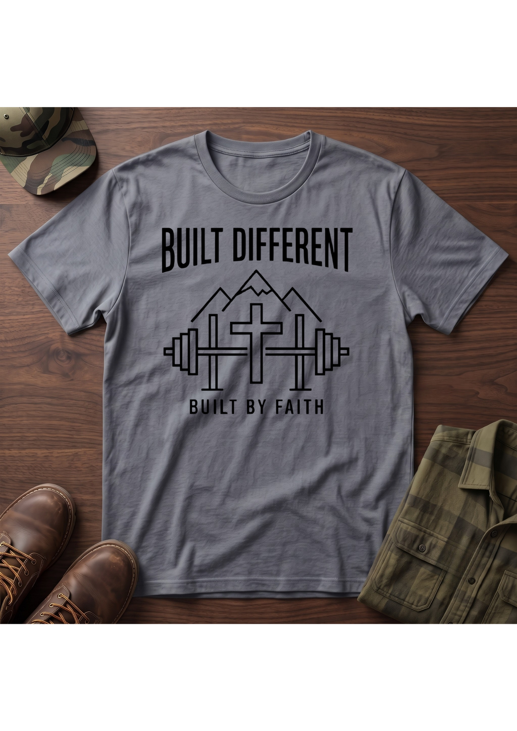 Built by Faith T-Shirt