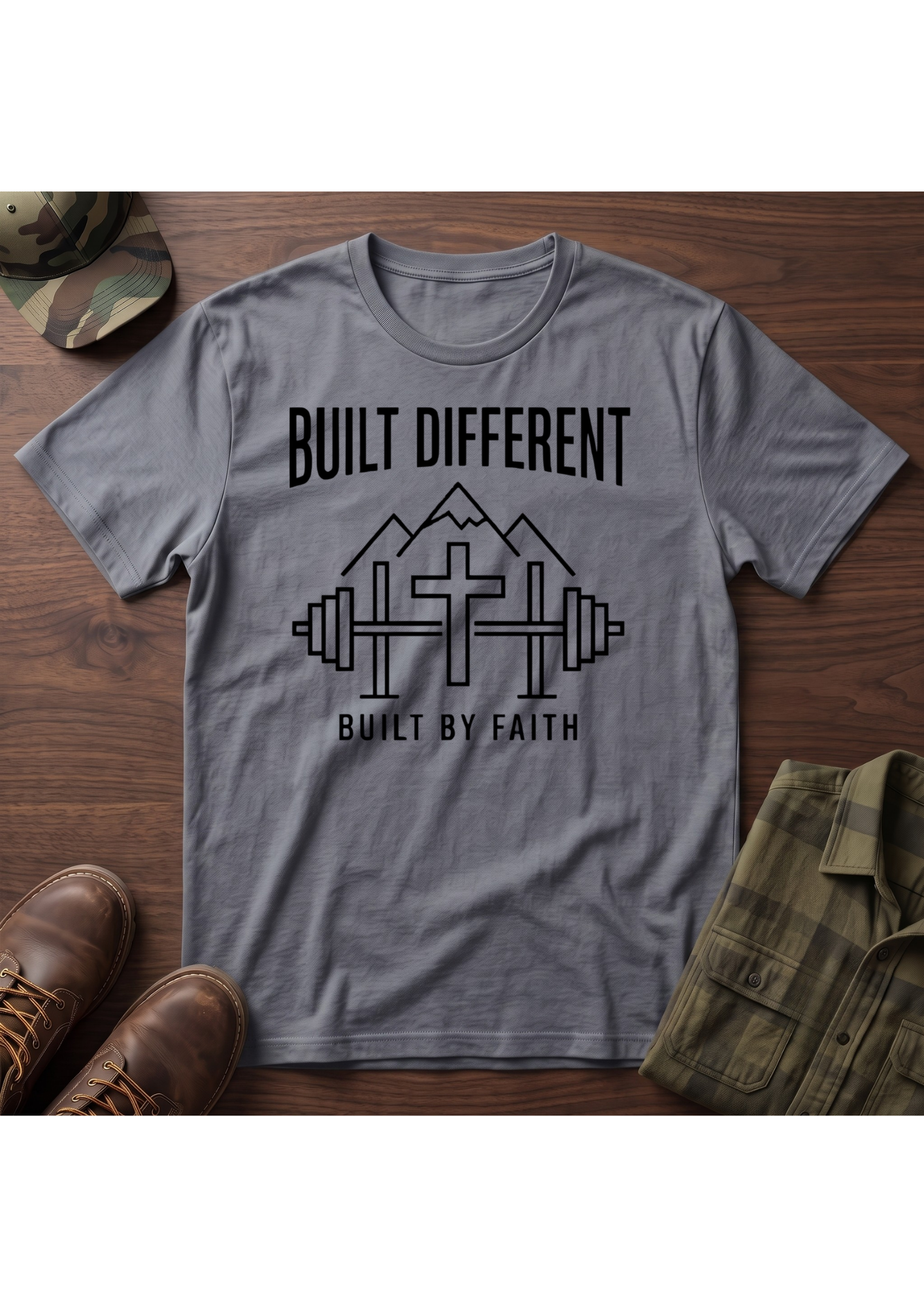 Built by Faith T-Shirt