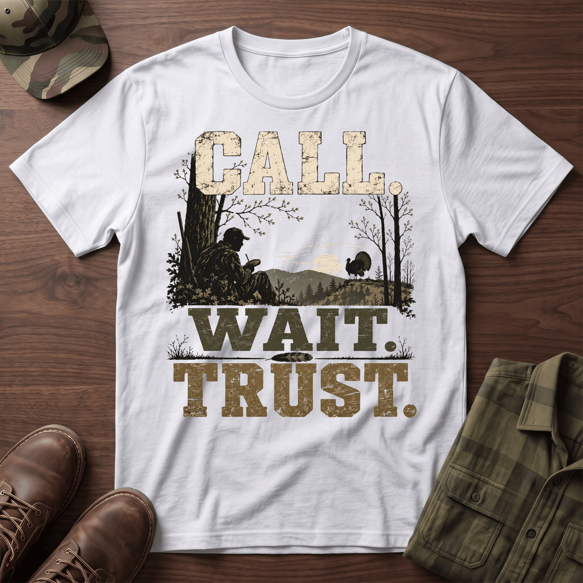 Call Wait Trust T-Shirt
