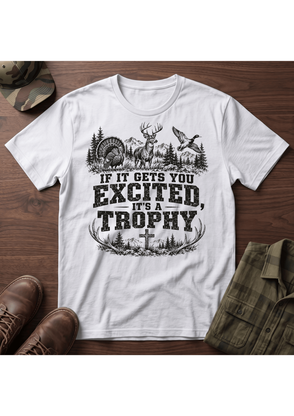 Excited Trophy T-Shirt