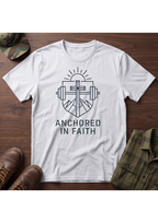Anchored in Faith  Minimalist T-Shirt