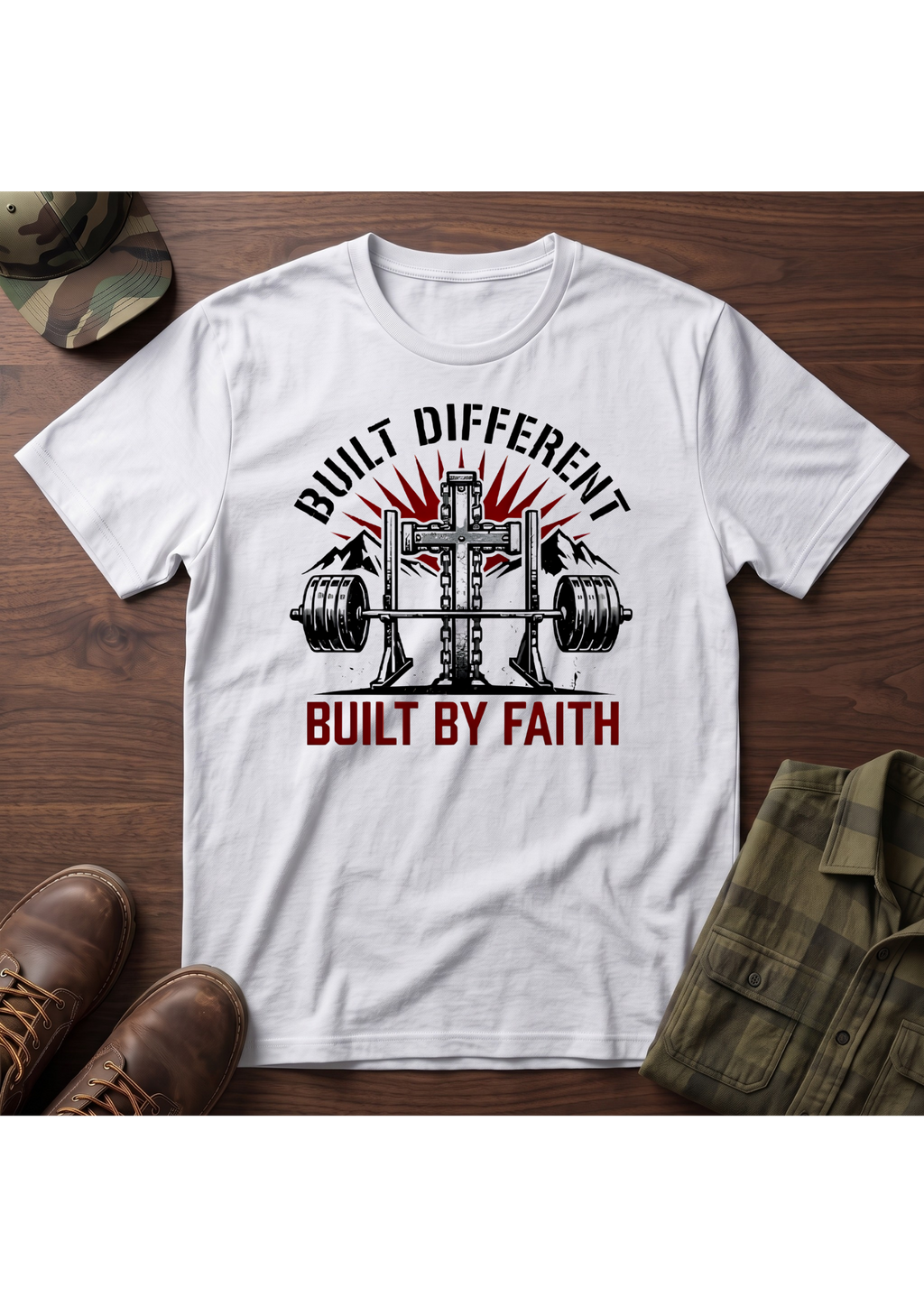 Built Different by Faith T-Shirt