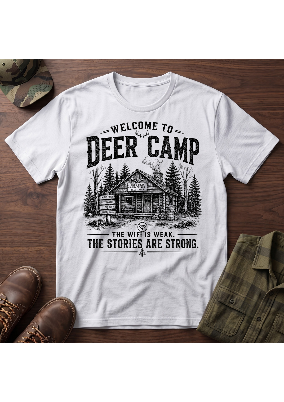 Deer Camp Welcome T-SHIRT
