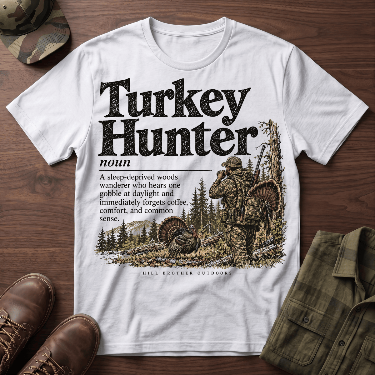 Turkey Hunter Definition T-Shirt