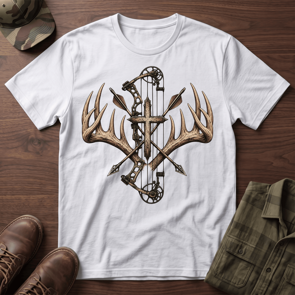 Bow Antler Cross T-Shirt