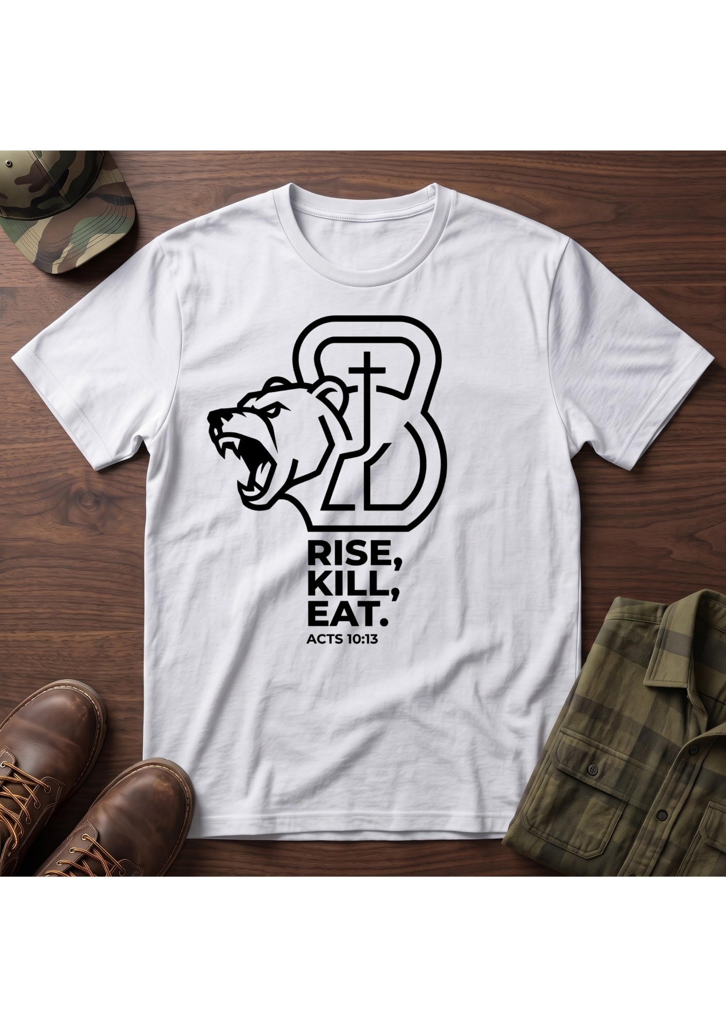 RKE Cross, Bear KB T-Shirt