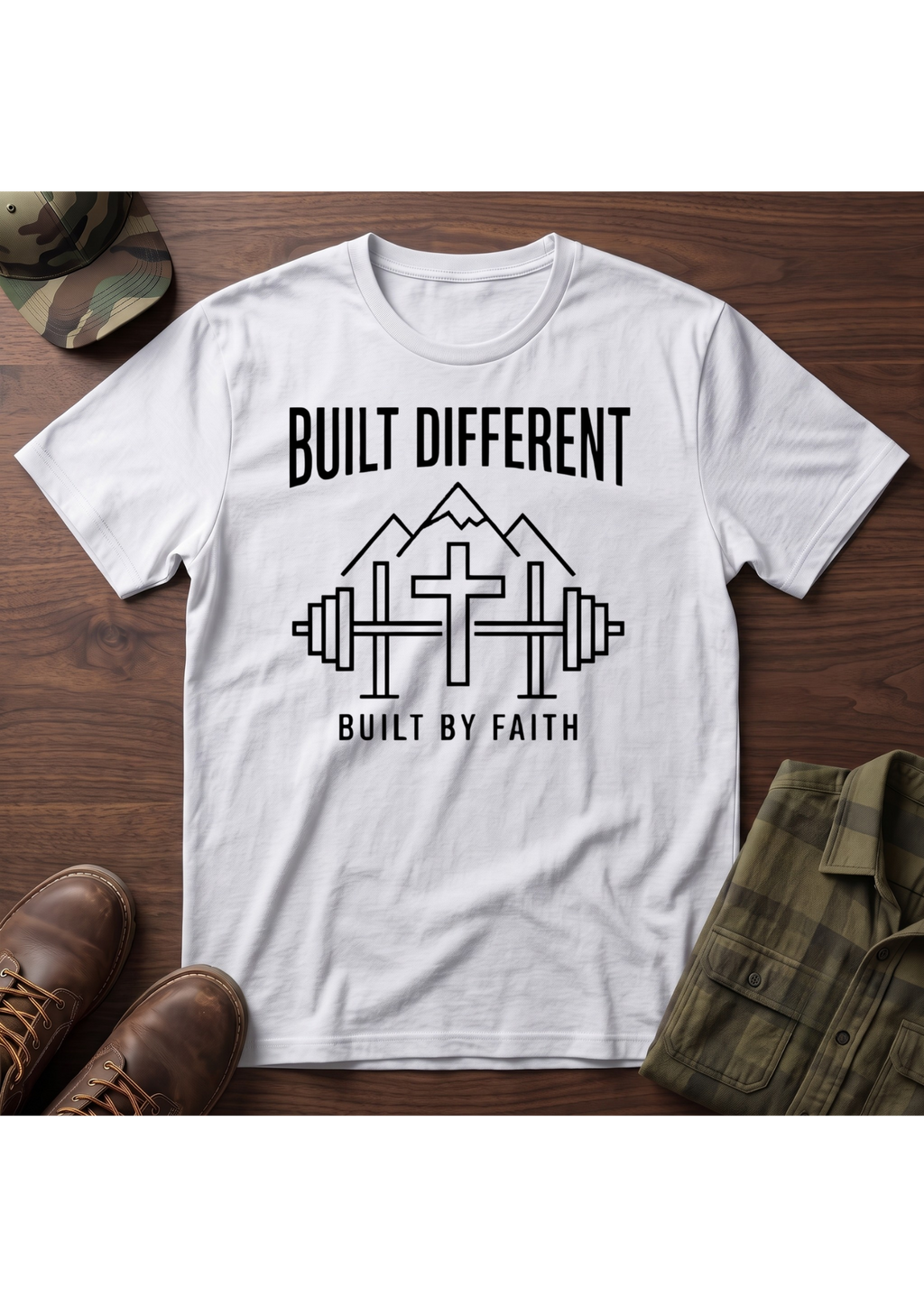 Built by Faith T-Shirt