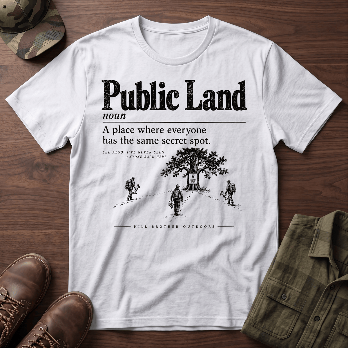 Public Land Definition T-Shirt