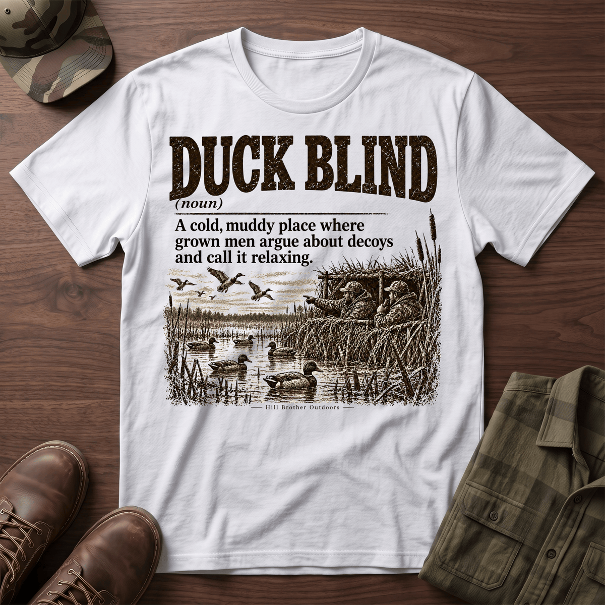 Duck Blind Definition T-Shirt