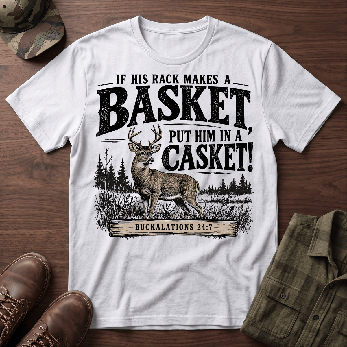 Basket Rack Casket T-Shirt