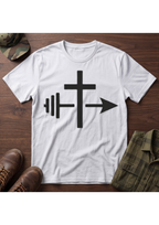 Cross, Barbell Arrow T-Shirt