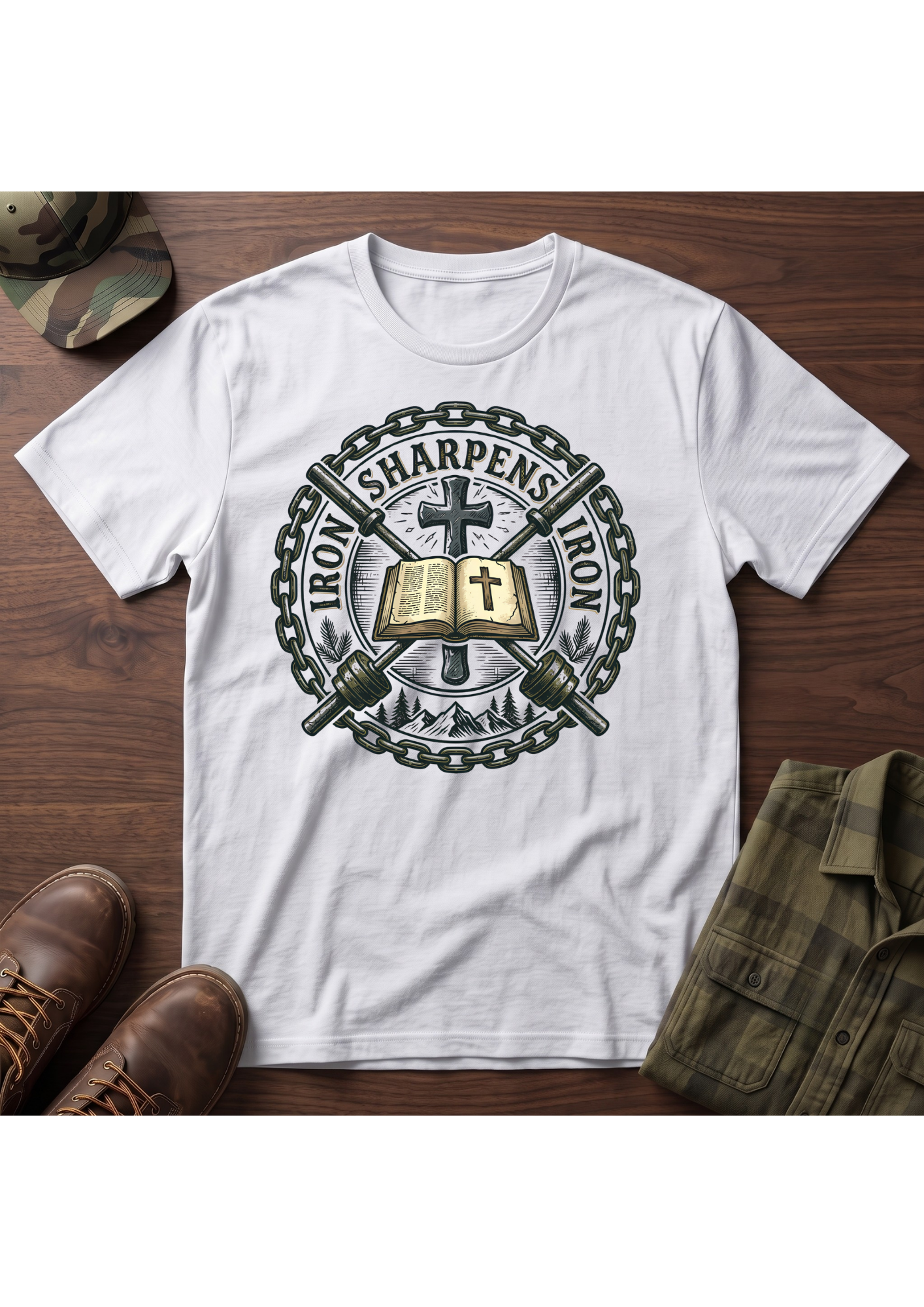 ISI Crossed Barbells T-Shirt