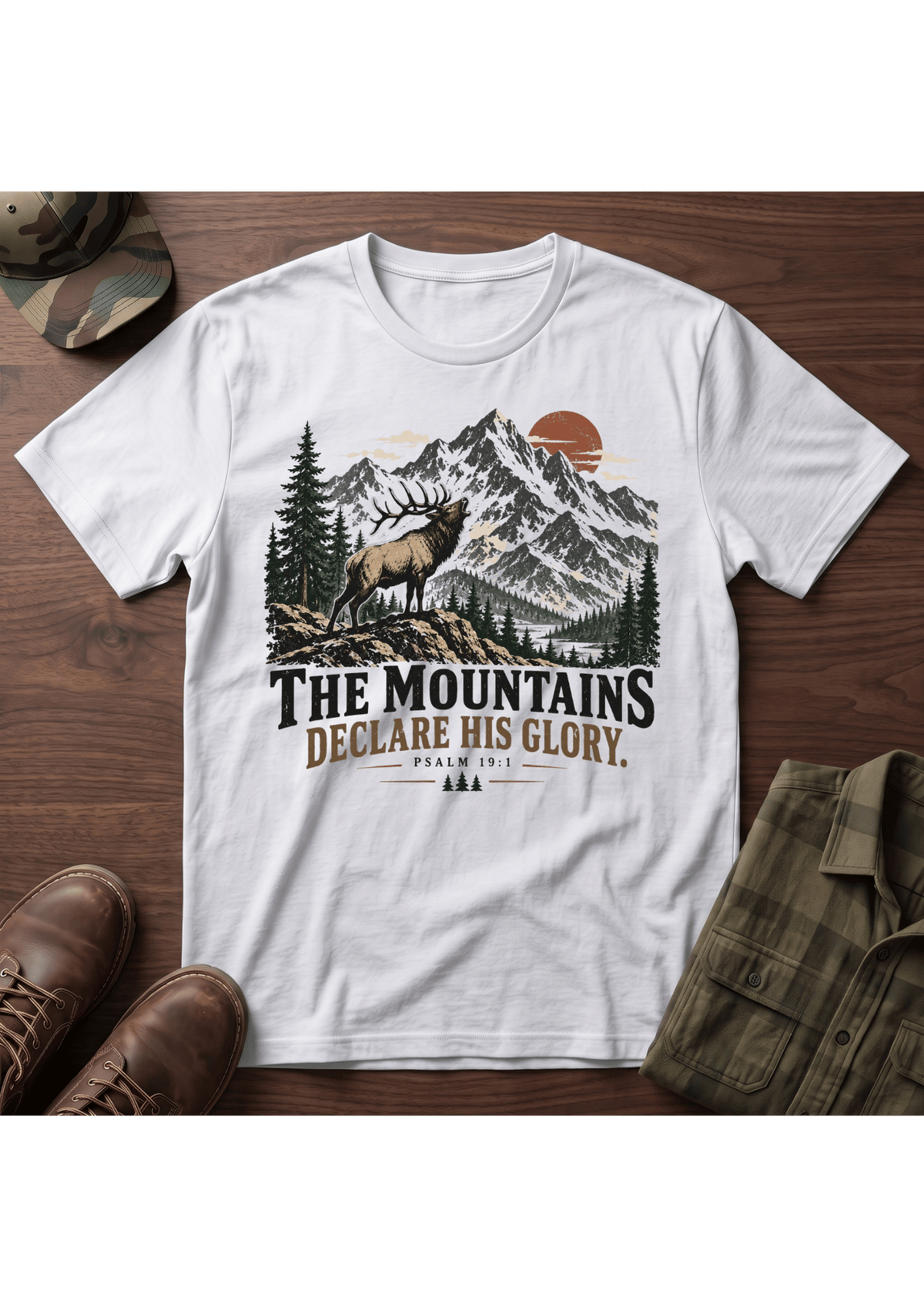 Psalm 19:1 Elk T-SHIRT