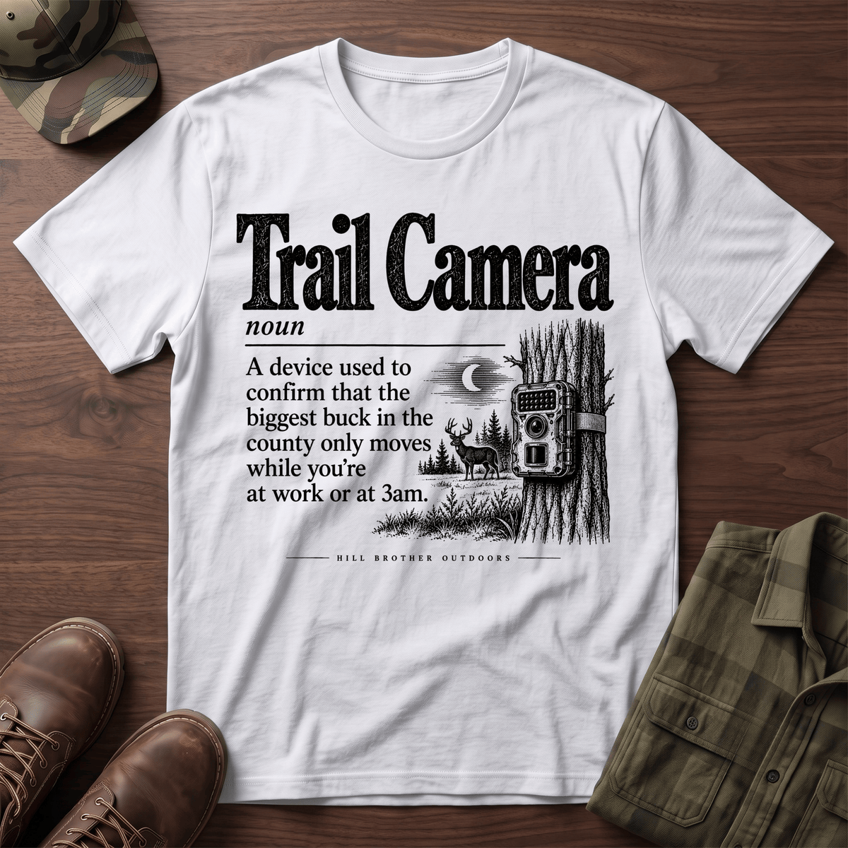 Trail Camera Definition T-Shirt