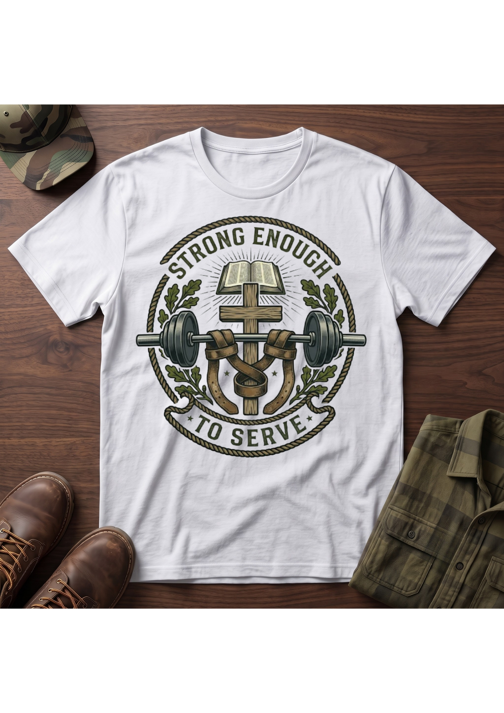 Strong Service Bible T-Shirt
