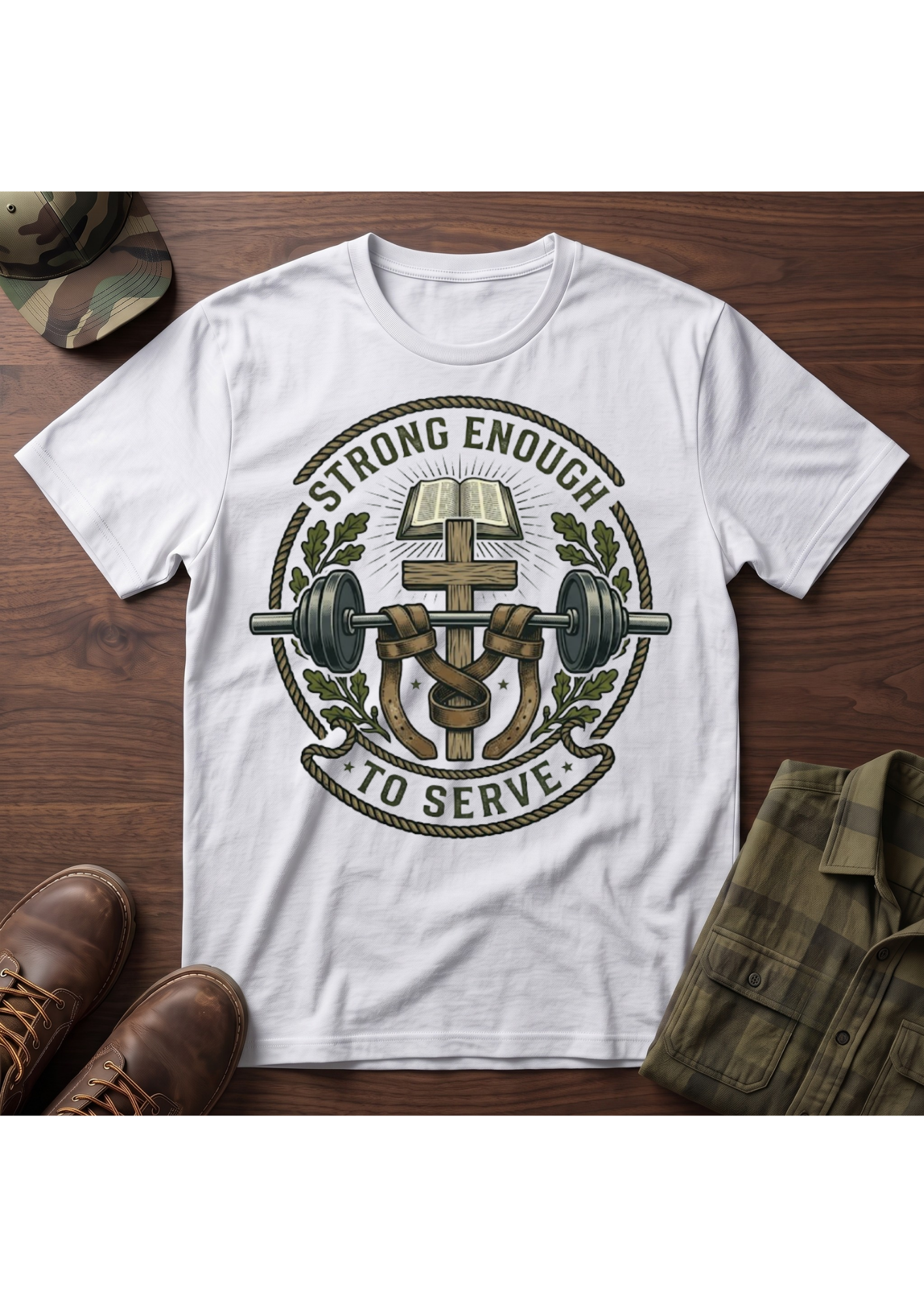 Strong Service Bible T-Shirt