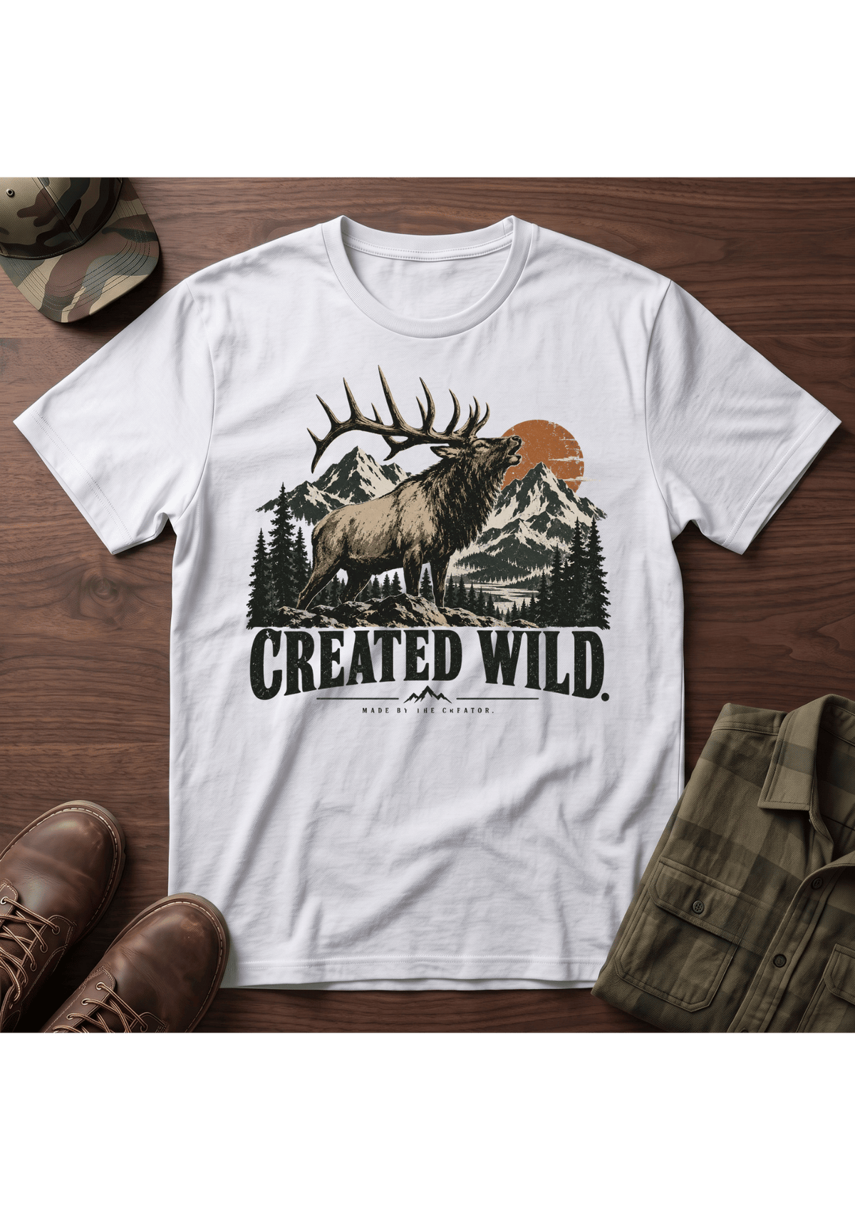 Created Wild Elk T-SHIRT
