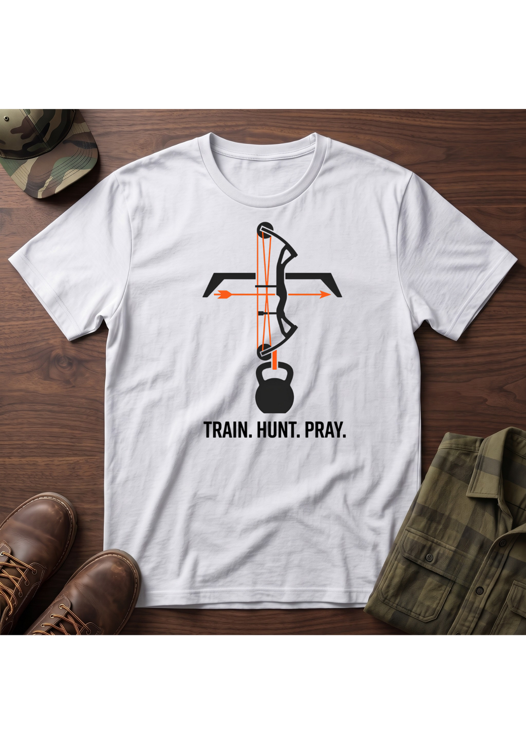 Train Hunt Pray T-Shirt